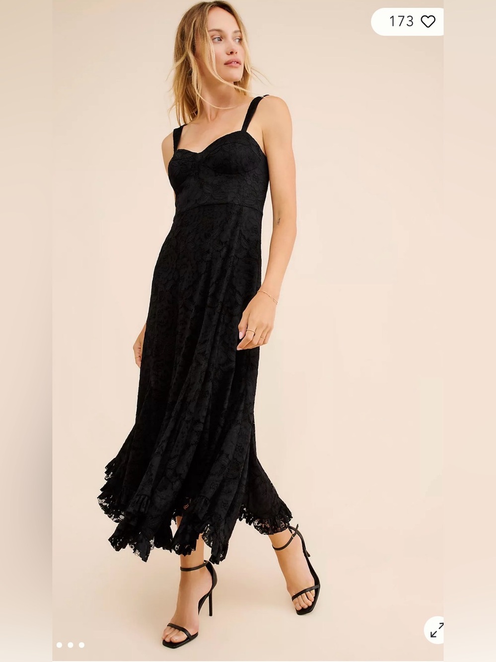 Anthropologie Hutch Lace Corset Dress